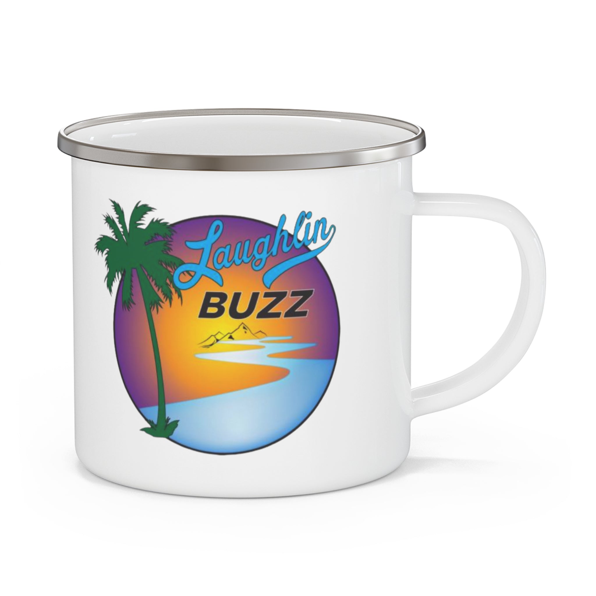 Laughlin Buzz Enamel Coffee Cup
