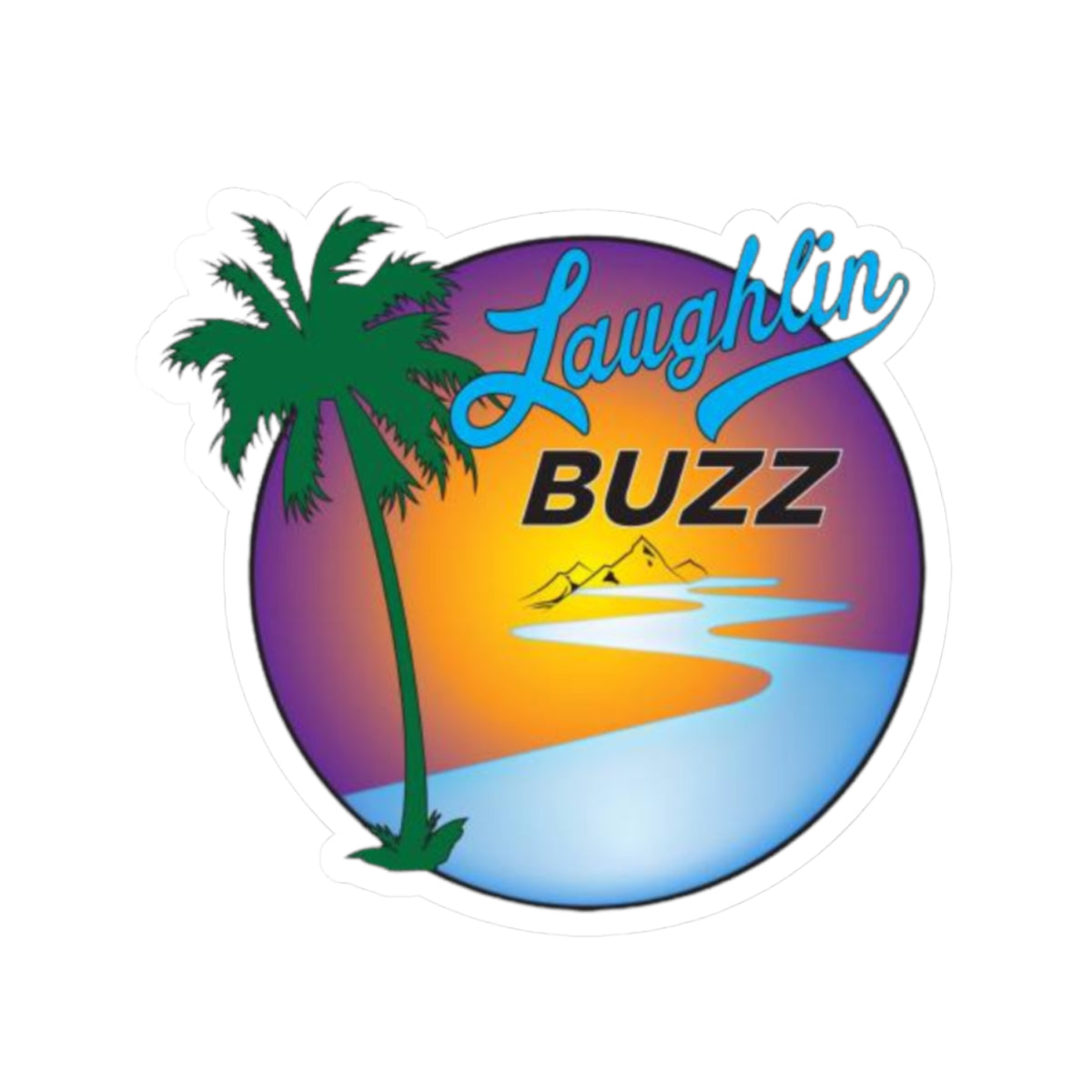 Laughlin Buzz Sticker