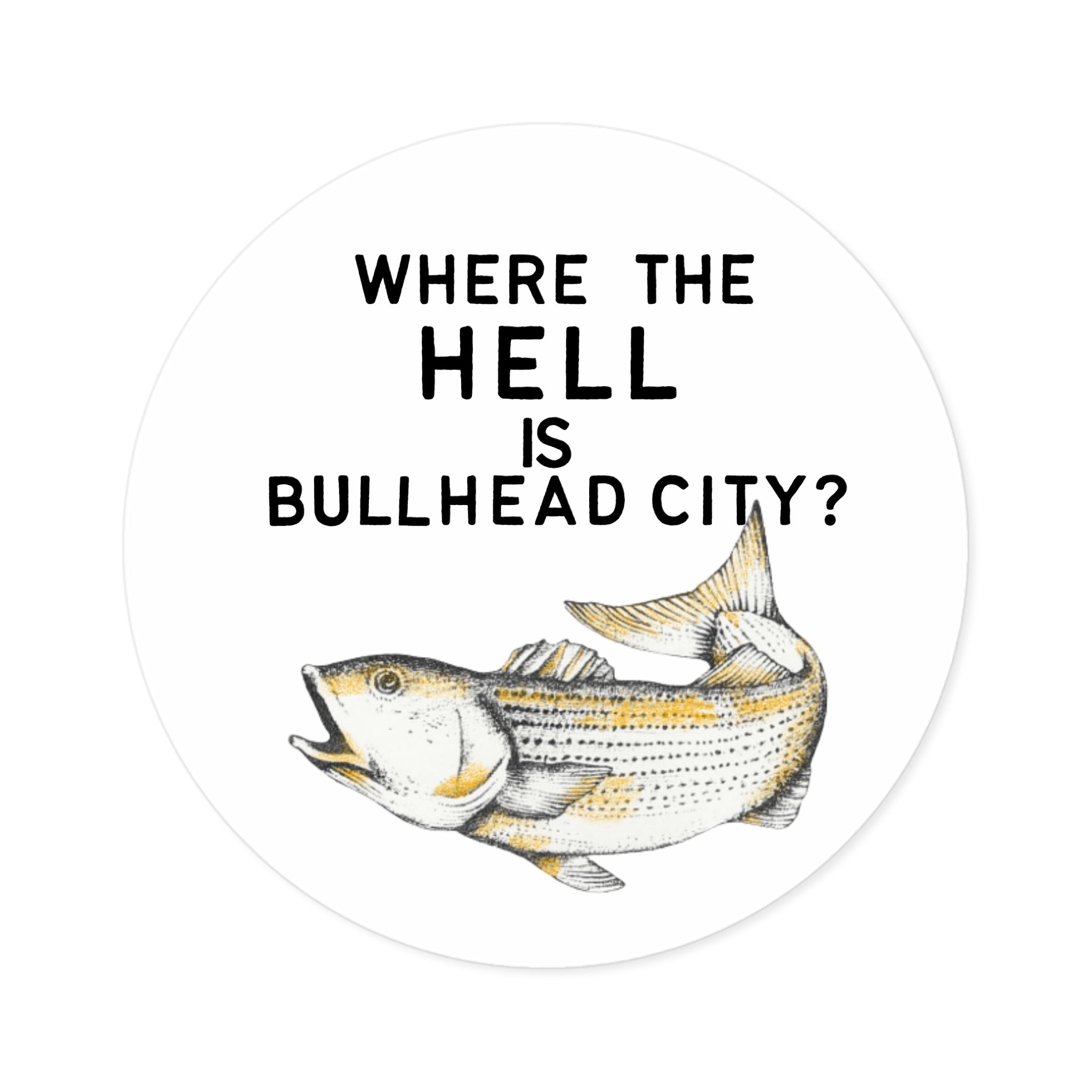Bullhead City Round Sticker