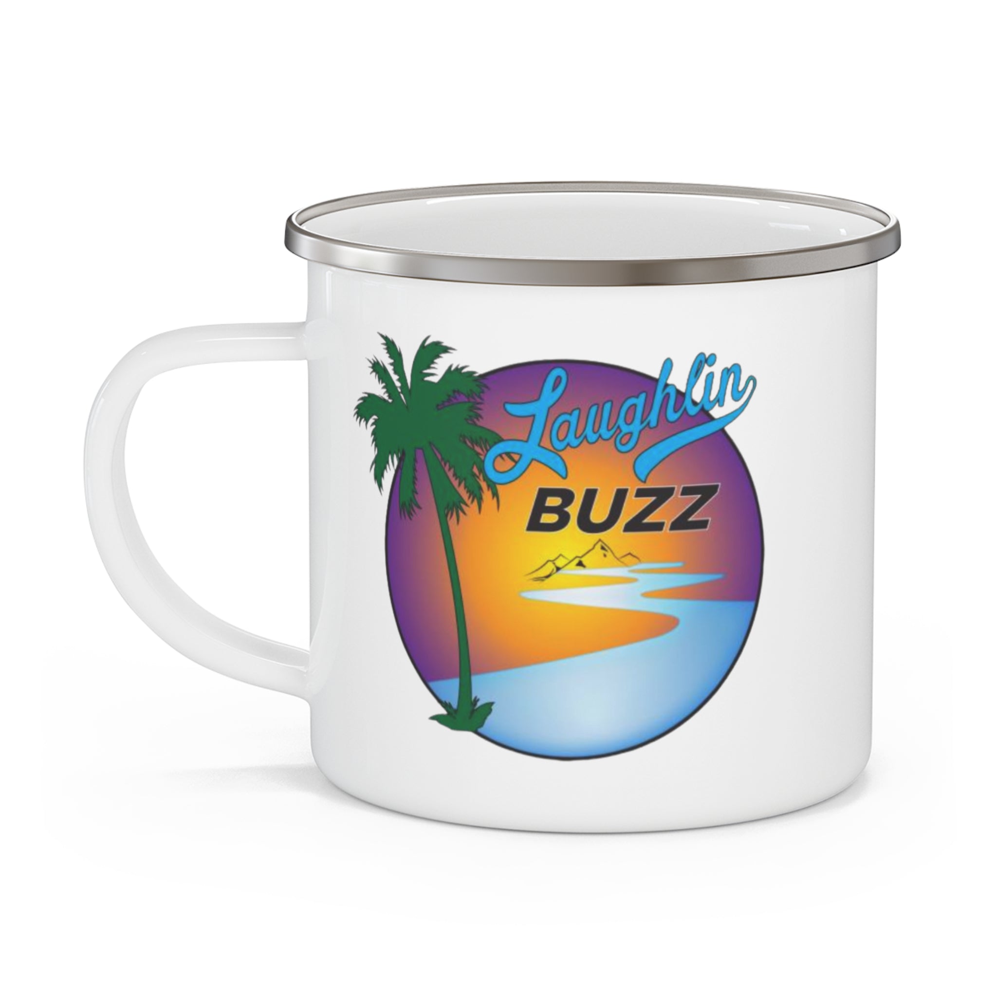 Laughlin Buzz Enamel Coffee Cup